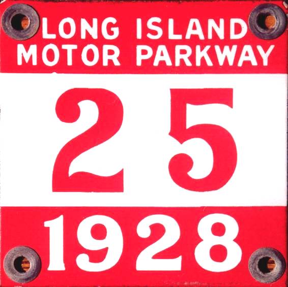 1928 Long Island Motor Parkway Plate